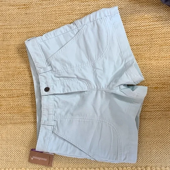 NWOT Patagonia Baby Blue Stand Up Corduroy Shorts - Picture 3 of 5